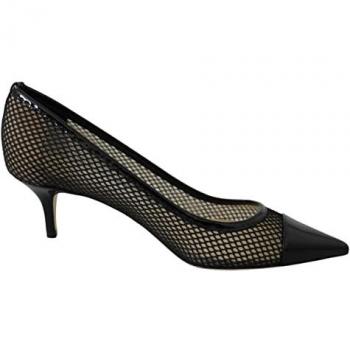 Chic Black Mesh Pointed Toe Pumps by Jimmy Choo