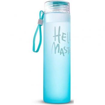 Direct Drinking Multi-Color Glass Water Bottle