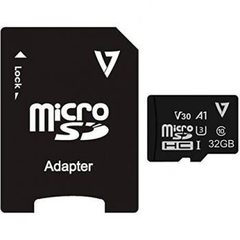 Scheda Memoria V7 32 GB UHS‑III, Class 30, A1 con Adattatore