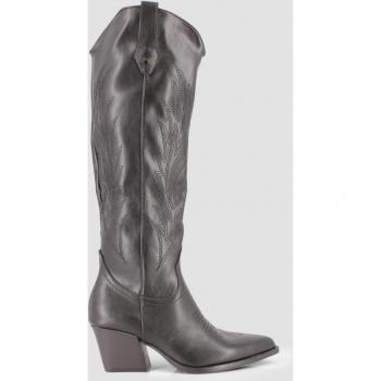 Botas Negras Tipo Camperas para Mujer Blogger