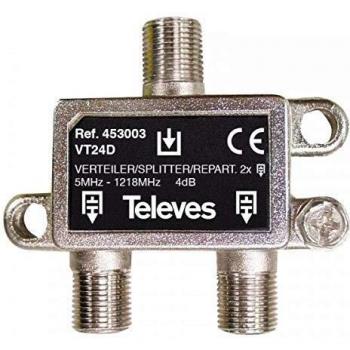 Televes VT24D Kabelsplitter Edelstahl