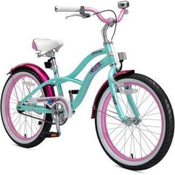 Bikestar 20 Zoll Cruiser Kinderfahrrad mintblau