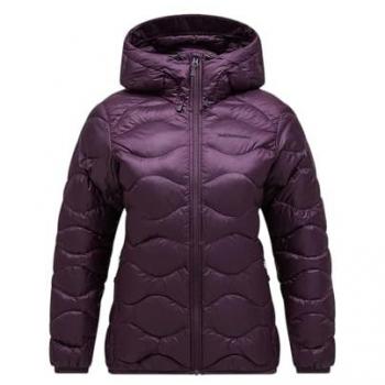 PEAK PERFORMANCE Damen Daunenjacke Helium Down Hoodie mystic purple Größe: L