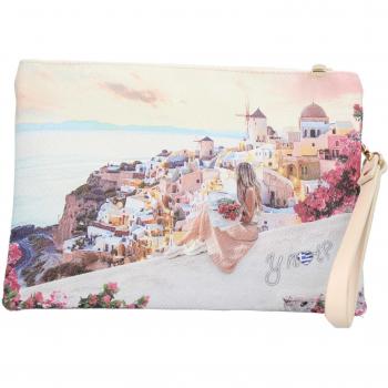 Ynot Pocket Con Manico Medio Yes343s4 Yesbag Greece Sunset Borsa a Tracolla Donna