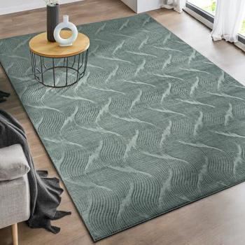 Teppich „Rio“ – Rechteckig, 8 mm hoch, weicher Wohnzimmerteppich, rutschfest, 3‑Dimension‑Look