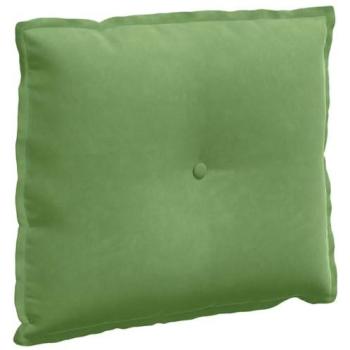 Coussin 60x50 cm Vert Clair, Velours Côtelé – Vidaxl