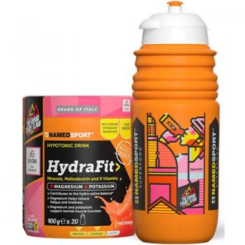 Bevanda energetica Hydrafit Hydra2Pro 400 g con bottiglia inclusa