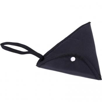 Bolsa de ocarina con 12 orificios, acolchado de algodón, correa de 5mm, negra