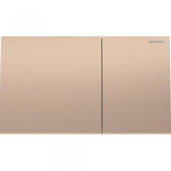 Placca di Comando Geberit Sigma70 per Doppia Chiusura, Inox Rosso Oro, 115.622.QB.1