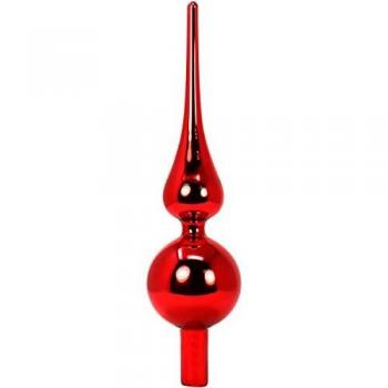 Hochwertige Glas-Christbaumspitze 28 cm