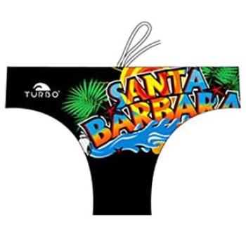 Turbo SB 2XL Black Men's Swim Briefs