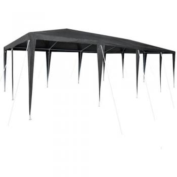 Tente de fête Anthracite 800 x 400 x 266 cm Polyester, Acier Vidaxl (Version 1)