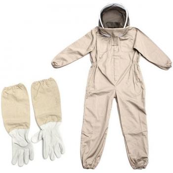 Full Body Bee Suit with Hood and Gloves