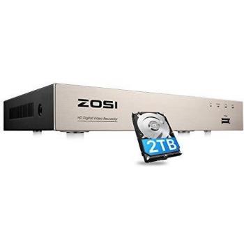 ZOSI Registratore 8 Canali 2TB con Email Alert