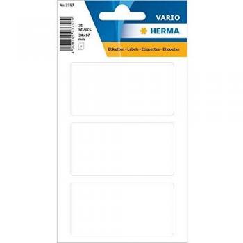 Selbstklebende Universal-Etiketten, 34 x 67 mm, 21 Stück