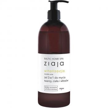 Ziaja Gel Doccia 3‑in‑1 per Trattamento Totale Corpo e Capelli