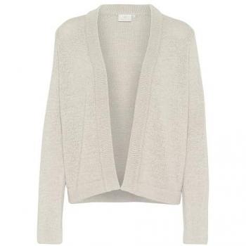 Women’s Grey Kaffe Cardigan, Size XL, Open Design