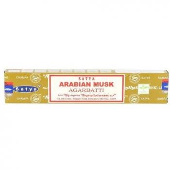 Bâtons d'Encens Satya Musc Arabe (12 unités)