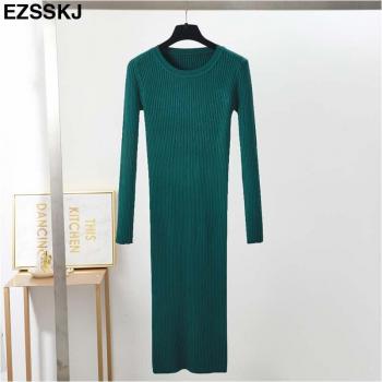 Robe Basique Manches Longues Femme