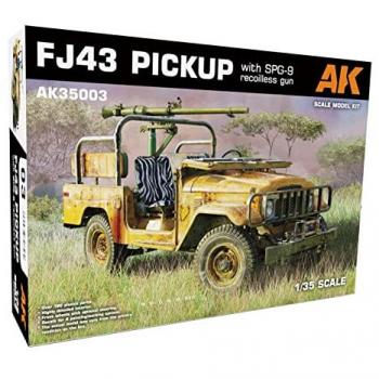 AK Interactive FJ43 Pickup – SPG‑9 Recoilless