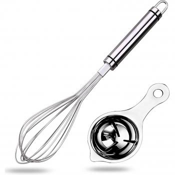 RVS Gouden Eiklopper en Eigeel Separator Set