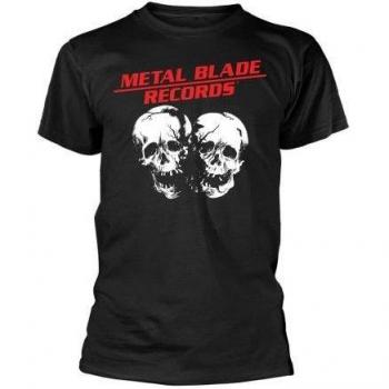 T-shirt unisex adulti con design Crushed Skulls Metal Blade Records
