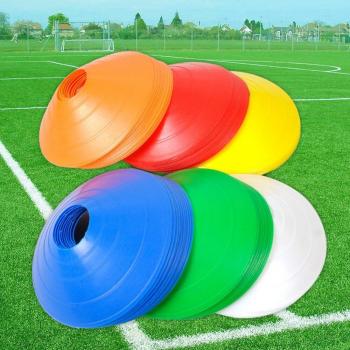 Cônes d'entraînement de football avec sac de rangement, 10 pièces