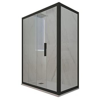 Cabine de Douche Forte 70x110 Noir Mat