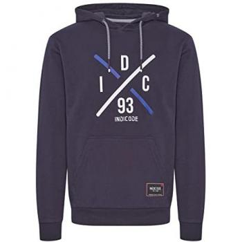 Indicode Langarm Kapuzenpullover IDLeon