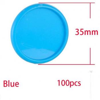 100 Count 35mm Plastic Binding Discs for Notebook Binders and DIY Crafts