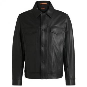 Boss Nerissimo Giacca di Pelle 48