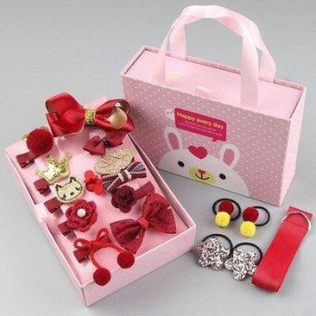 18 Pcs Hair Clips and Headbands for Girls