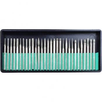 30pcs Diamond Rotary Tool Burr Set for Glass and Stone