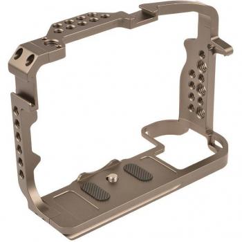 Jaula de cámara de aleación de aluminio con doble zapata fría para Canon EOS R5/R6