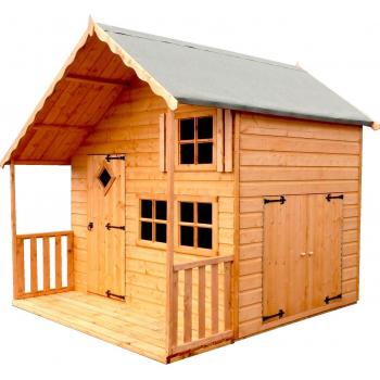 Shire Crib Kids Wooden Playhouse (2.09m x 2.46m)