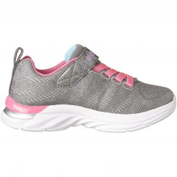 Skechers Low Quick Kicks für Kinder – Shimmer Dance, grau 430243
