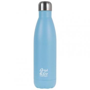 Drink & Go Botella aislada azul pastel 500 ml