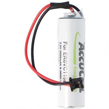 AccuCell 2600 mAh Batterie für Toshiba ER6VC119A, ER6V-C119B, ER6VC11 9B (3,6 V)