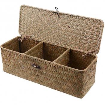 Organizador Casa Rattan Paja
