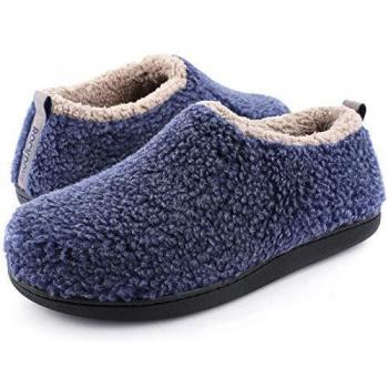 Men’s RockDove Nomad Slipper with Memory Foam, Navy, UK 10/11