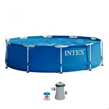 Piscina gonfiabile con filtro Intex da 3 x 0,3 metri