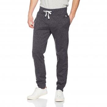 Pantalones Champion para Hombre, Rib Cuff-C-Logo, Negro