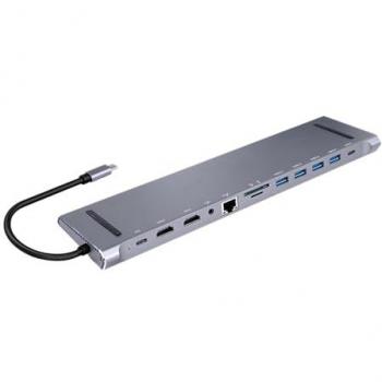 Cleyver Docking Station USB-C 12 Ports 4K HDMI