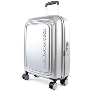 Mandarina Duck Valigia a Rotelle Logoduck+ Silver