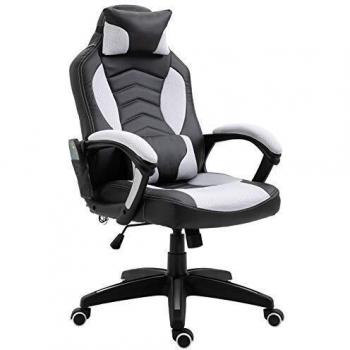 Silla Giratoria HOMCOM con 6 Puntos de Masaje