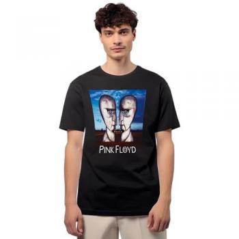 F4NT4STIC Pink Floyd T-Shirt – The Division Bell – Herren, S, Schwarz, 100% Baumwolle, Premium Qualität