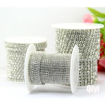 Cadena de Strass Brillante SS6-SS16, 5 Yardas, Accesorios de Ropa