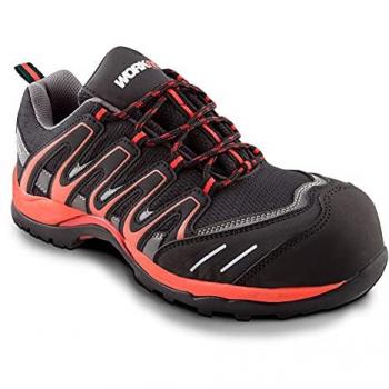 Zapato de Seguridad Workfit Trail Rojo Número 36