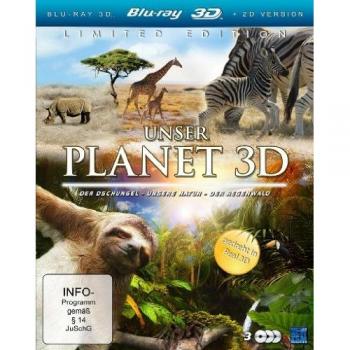 Unser Planet 3D (Der Dschungel / Der Regenwald / Unsere Natur) (3 Blu-rays) [3D Blu-ray] [Collector's Edition]