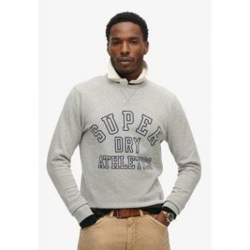 Sudadera de algodón Superdry Athletic gris (L)
